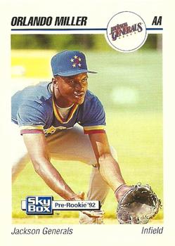 1992 SkyBox AA #143 Orlando Miller Front