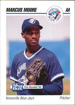 1992 SkyBox AA #163 Marcus Moore Front
