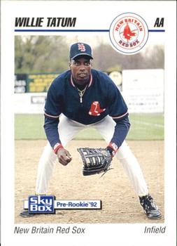 1992 SkyBox AA #215 Willie Tatum Front