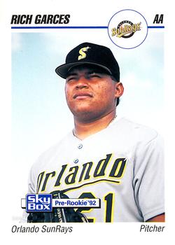 1992 SkyBox AA #217 Rich Garces Front