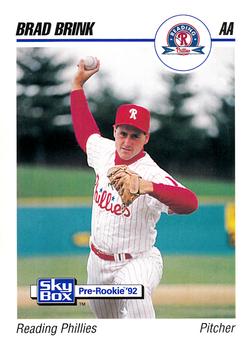 1992 SkyBox AA #227 Brad Brink Front