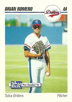 1992 SkyBox AA #265 Brian Romero Front