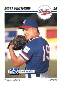 1992 SkyBox AA #277 Matt Whiteside Front