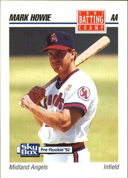 1992 SkyBox AA #292 Mark Howie Front