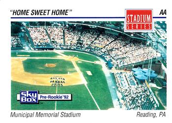 1992 SkyBox AA #297 Municipal Stadium Front