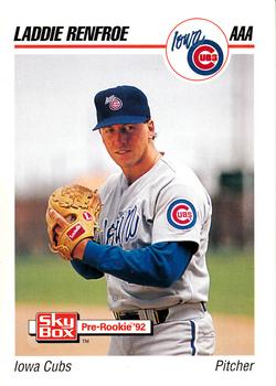 1992 SkyBox AAA #105 Laddie Renfroe Front