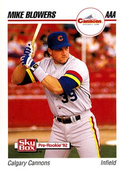 1992 SkyBox AAA #23 Mike Blowers Front