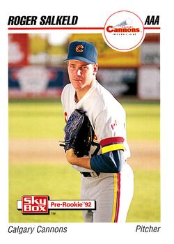 1992 SkyBox AAA #33 Roger Salkeld Front