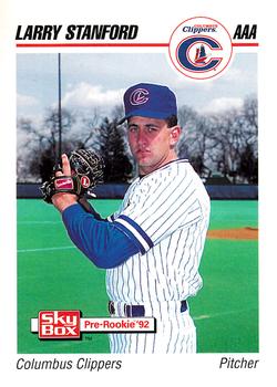 1992 SkyBox AAA #58 Larry Stanford Front