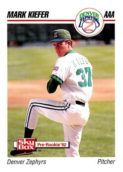 1992 SkyBox AAA #66 Mark Kiefer Front