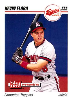1992 SkyBox AAA #77 Kevin Flora Front