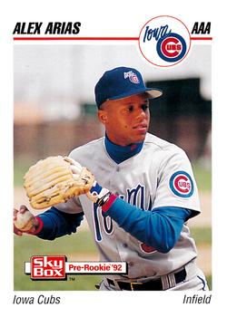 1992 SkyBox AAA #96 Alex Arias Front
