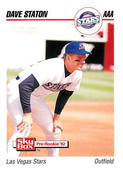 1992 SkyBox AAA #117 Dave Staton Front