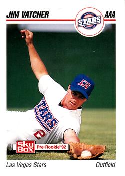 1992 SkyBox AAA #119 Jim Vatcher Front