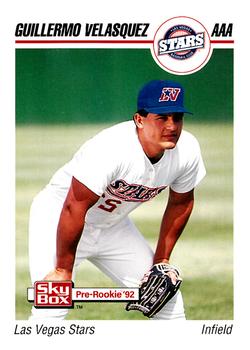 1992 SkyBox AAA #120 Guillermo Velasquez Front