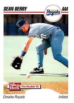 1992 SkyBox AAA #149 Sean Berry Front
