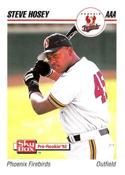 1992 SkyBox AAA #176 Steve Hosey Front