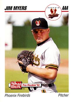1992 SkyBox AAA #178 Jim Myers Front