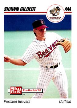 1992 SkyBox AAA #186 Shawn Gilbert Front