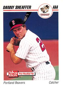 1992 SkyBox AAA #191 Danny Sheaffer Front