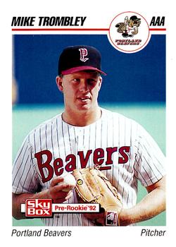 1992 SkyBox AAA #192 Mike Trombley Front