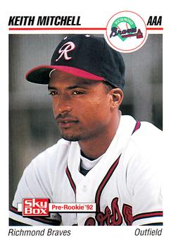 1992 SkyBox AAA #198 Keith Mitchell Front