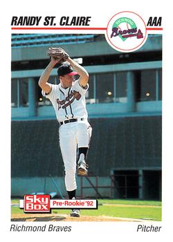 1992 SkyBox AAA #204 Randy St. Claire Front