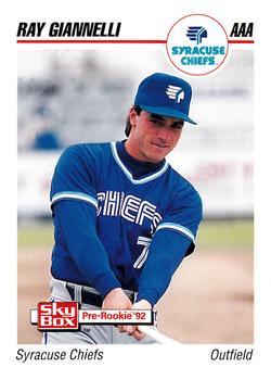 1992 SkyBox AAA #225 Ray Giannelli Front