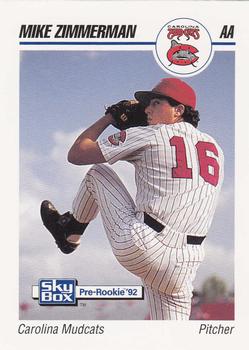 1992 SkyBox Team Sets AA #148 Mike Zimmerman Front