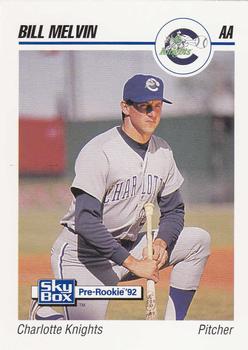 1992 SkyBox Team Sets AA #162 Bill Melvin Front
