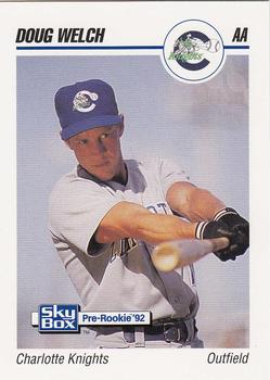 1992 SkyBox Team Sets AA #171 Doug Welch Front