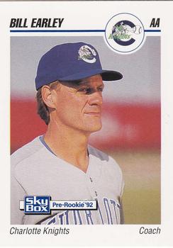 1992 SkyBox Team Sets AA #175 Bill Earley Front