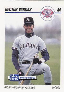 1992 SkyBox Team Sets AA #21 Hector Vargas Front