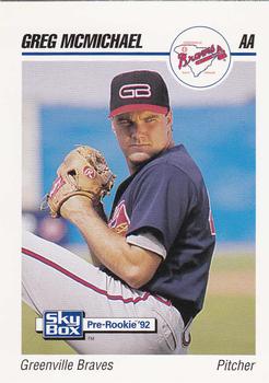1992 SkyBox Team Sets AA #239 Greg McMichael Front