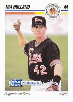 1992 SkyBox Team Sets AA #259 Tim Holland Front