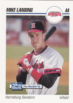 1992 SkyBox Team Sets AA #287 Mike Lansing Front