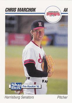1992 SkyBox Team Sets AA #288 Chris Marchok Front