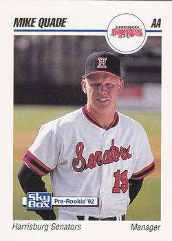1992 SkyBox Team Sets AA #299 Mike Quade Front