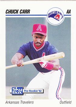 1992 SkyBox Team Sets AA #29 Chuck Carr Front