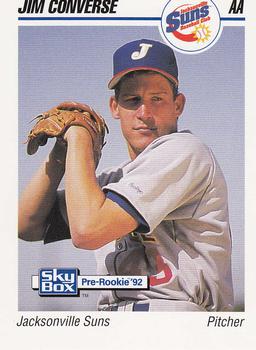 1992 SkyBox Team Sets AA #354 Jim Converse Front