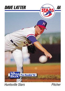 1992 SkyBox Team Sets AA #313 Dave Latter Front