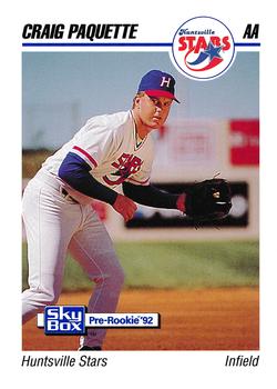 1992 SkyBox Team Sets AA #316 Craig Paquette Front