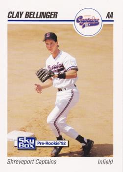 1992 SkyBox Team Sets AA #576 Clay Bellinger Front