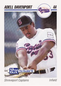 1992 SkyBox Team Sets AA #582 Adell Davenport Front