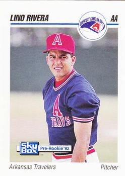 1992 SkyBox Team Sets AA #43 Lino Rivera Front