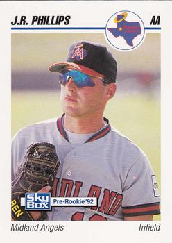 1992 SkyBox Team Sets AA #468 J.R. Phillips Front