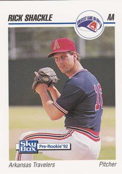 1992 SkyBox Team Sets AA #46 Rick Shackle Front
