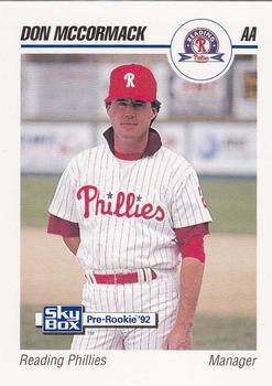 1992 SkyBox Team Sets AA #549 Don McCormack Front