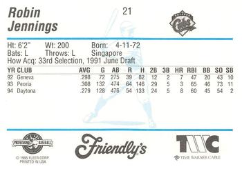 1995 Fleer ProCards #21 Robin Jennings Back