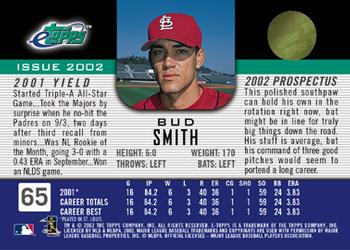 2002 Topps eTopps #65 Bud Smith Back